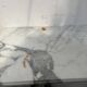 Louis XVI Style White Veined Carrara Marble Fireplace 19th Century
