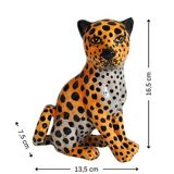 Léopard en céramique