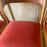Set of 3 Baumann sled chairs