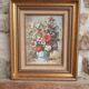 Tableau peinture bouquet de fleurs