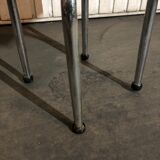 Lot chairs + blue formica stool