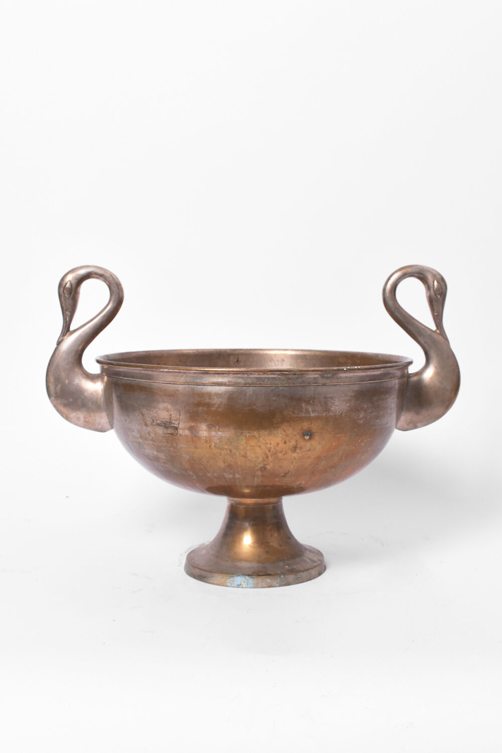 Vase with two swan-shaped handles, XXth c.