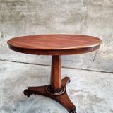 Antique table round dining table 19th century tilt top table