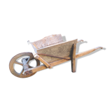 Wheelbarrow raw wood