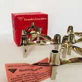 Set of 3 BMF metal candle holders