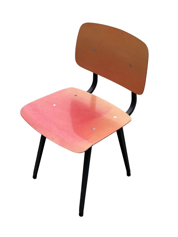 Ensemble vintage de 4x chaises Friso Kramer Revolt Ahrend de Cirkel design néerlandais