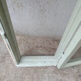 Old window mounted as a fenestron