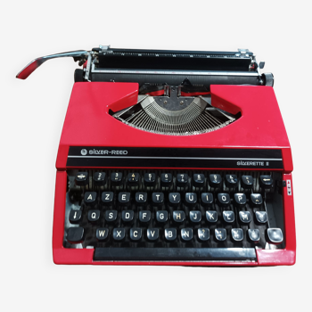 Machine à écrire Silver Reed Silverette II Bleue Rouge révisée ruban neuf