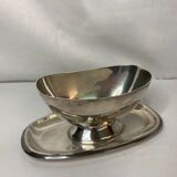 Silver metal saucière ercuis xxth