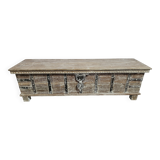 Banc - coffre en teck birman