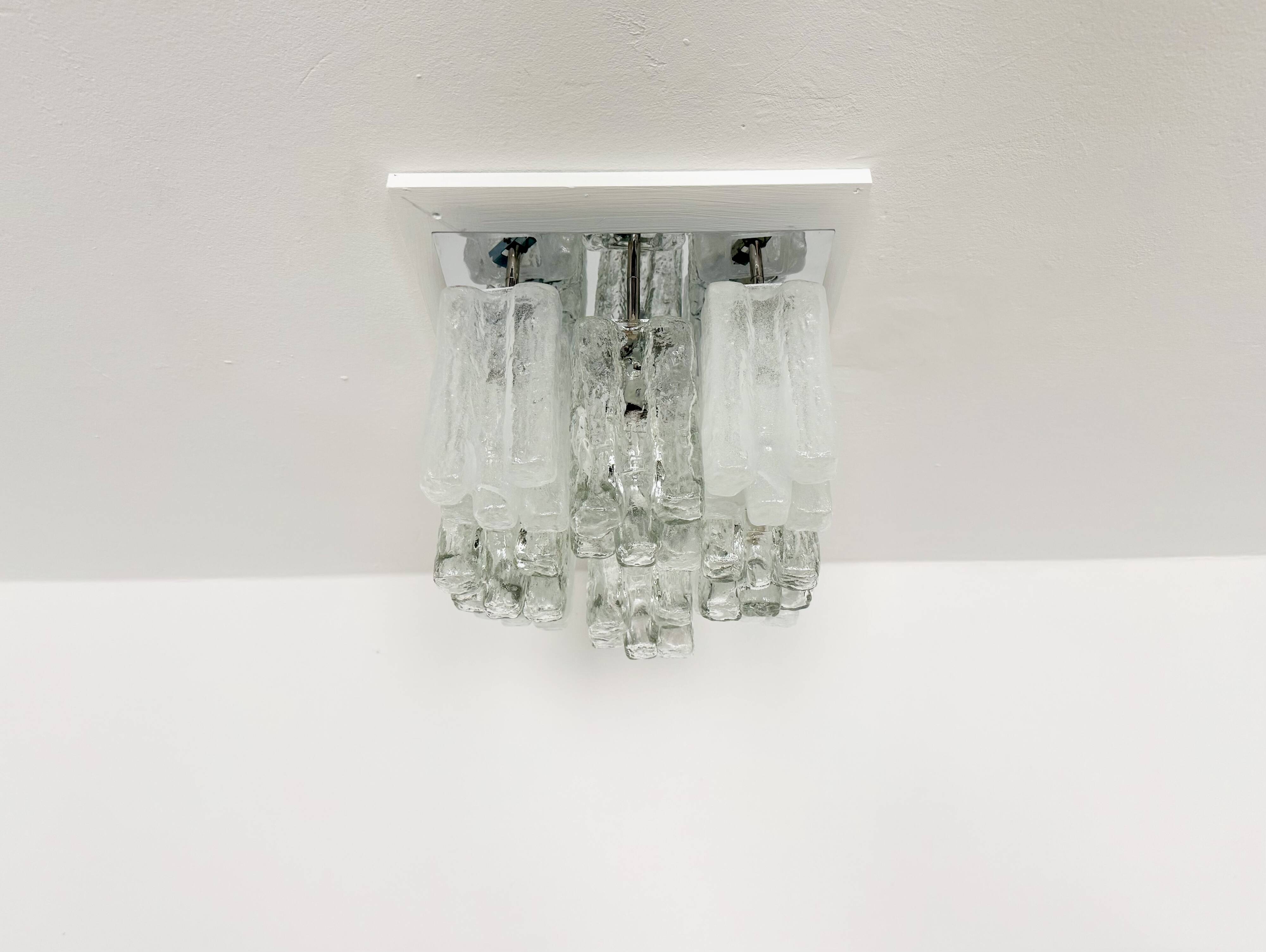 Austrian Granada Flush Light by J.T. Kalmar