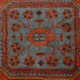 3x9 Pumpink Orange Vintage Turkish Runner Rug, 78x288Cm SK 23570
