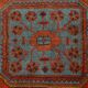 3x9 Pumpink Orange Vintage Turkish Runner Rug, 78x288Cm SK 23570