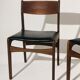 Suite de 3 chaises scandinave vintage