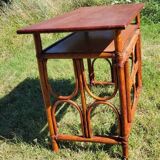 Bamboo and rattan desk