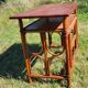 Bureau en bambou et rotin