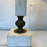 Lampe de table vintage avec base en marbre