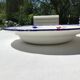 7 Digoin Mary Lou dark blue edge hollow plates