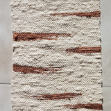 Vintage wool atisanal carpet