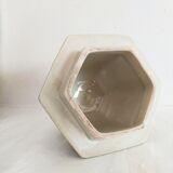 Delft potiche vase polychrome parakeets decoration