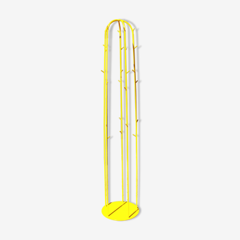 Yellow lase metal coat hanger 90's