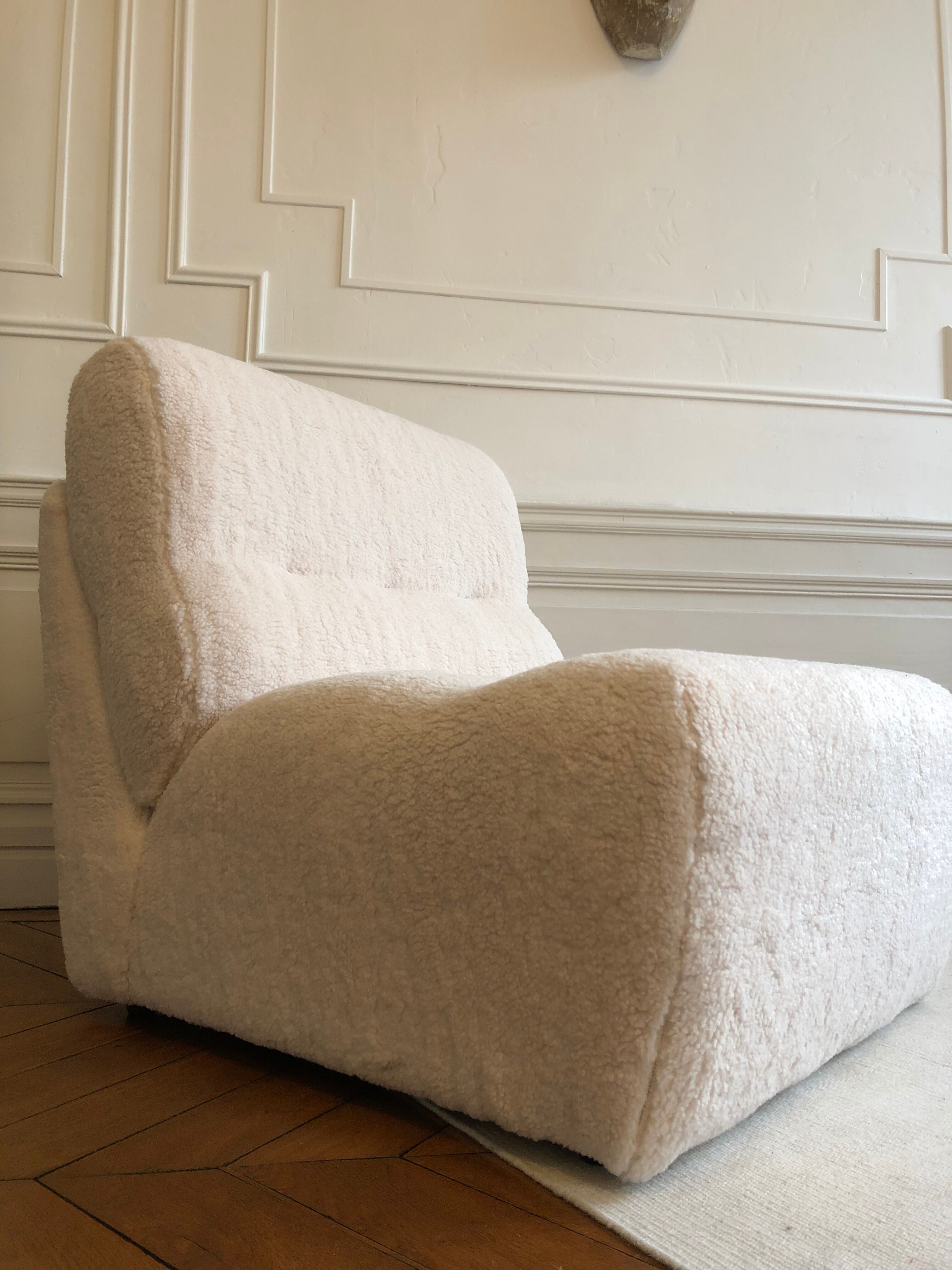 Vintage heater sheep's wool