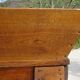 Rustic kneading trough in solid oak, removable lid and base.