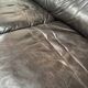 Black leather De Sede DS16 sofa, 1970s