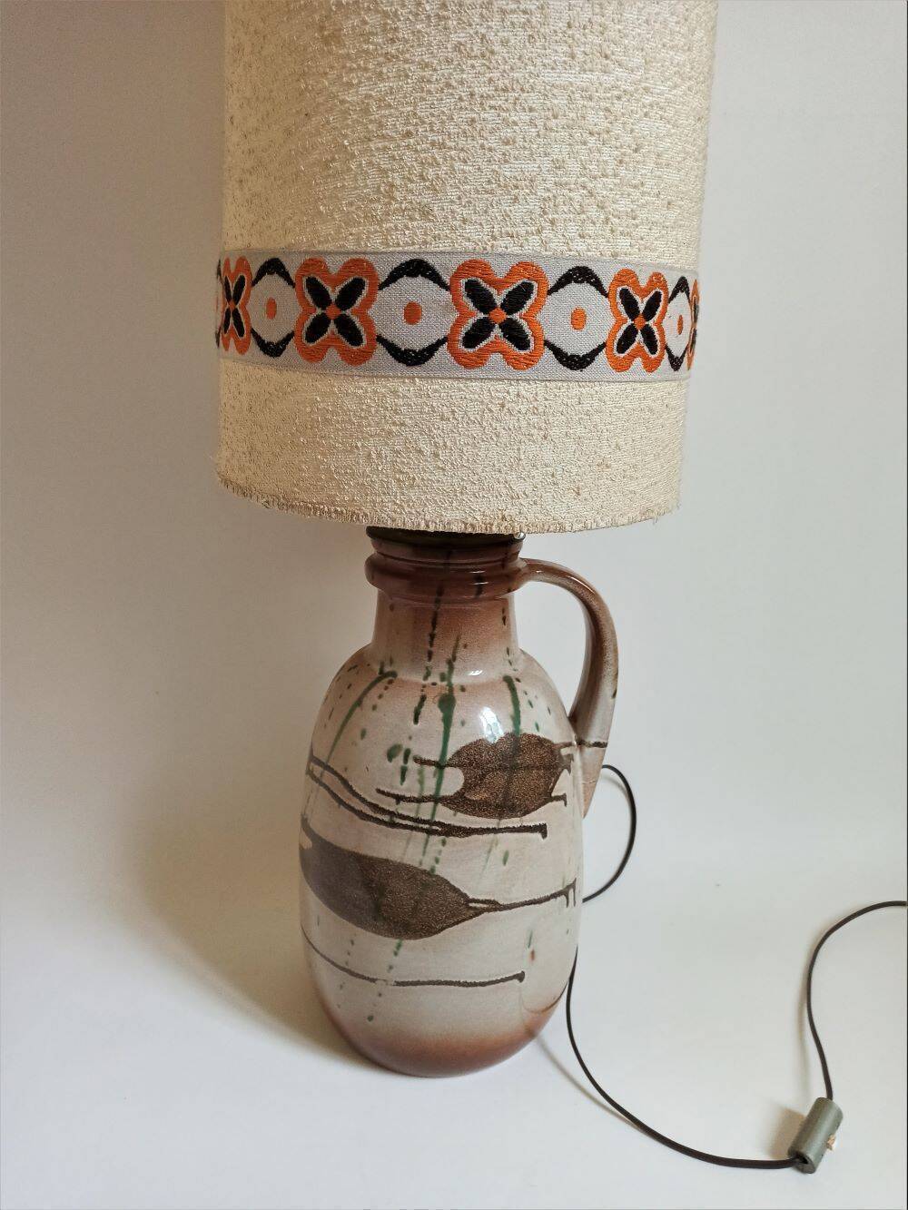 Ceramic lamp West Germany 70s
