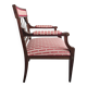 Fauteuil Empire Français en Acajou tapissé