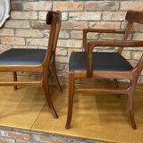 Table & chaises by Ole Wanscher, Poul Jeppesen, Danemark