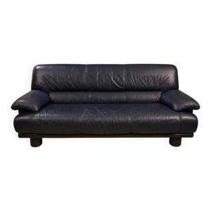 Canapé cuir Nicoletti - circa 1980