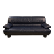 Leather sofa Nicoletti Salotti Italy Circa 1980
