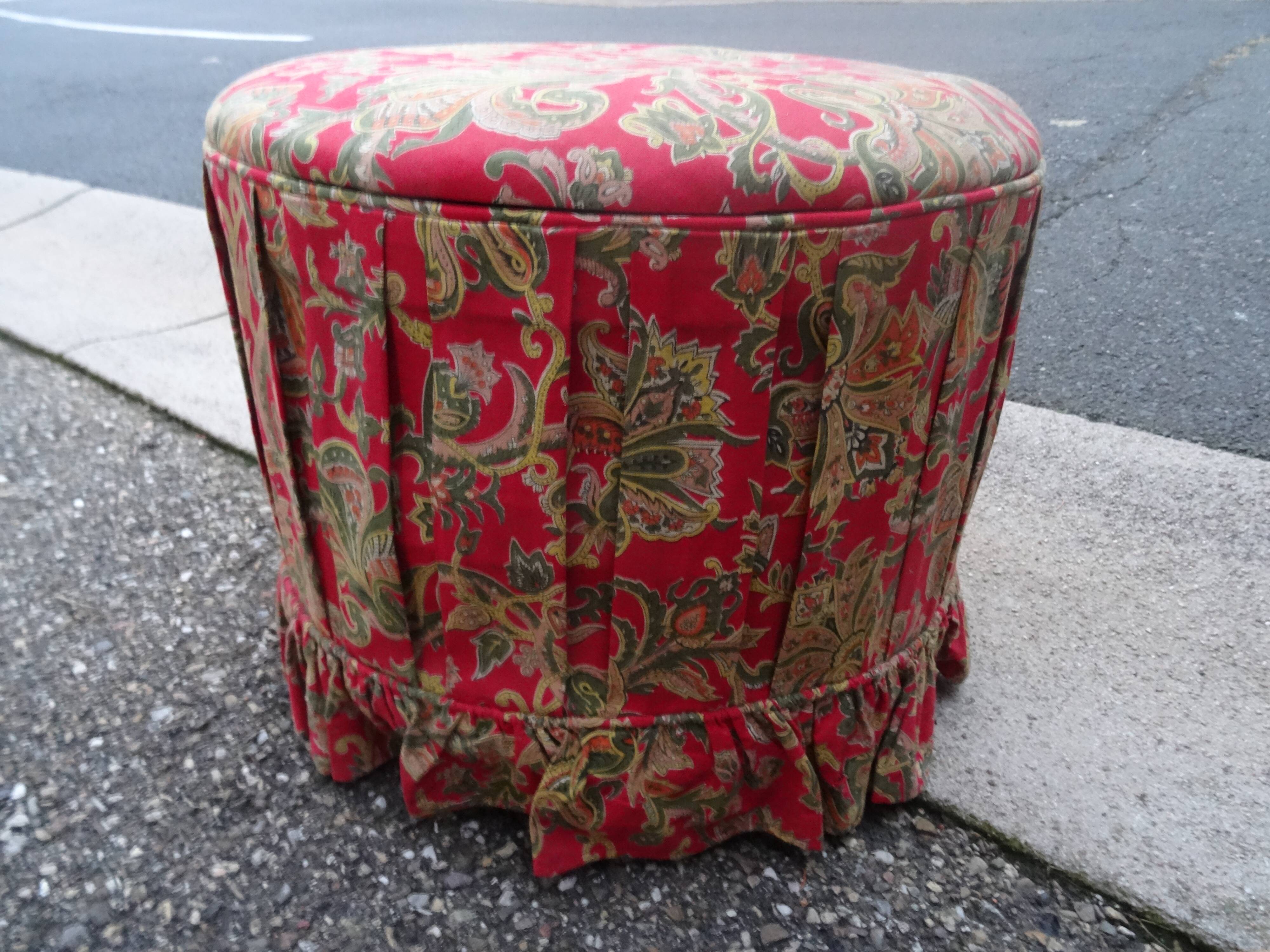 Pouf coffre années 60