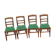 4 Louis-Philippe-style chairs in cherry
