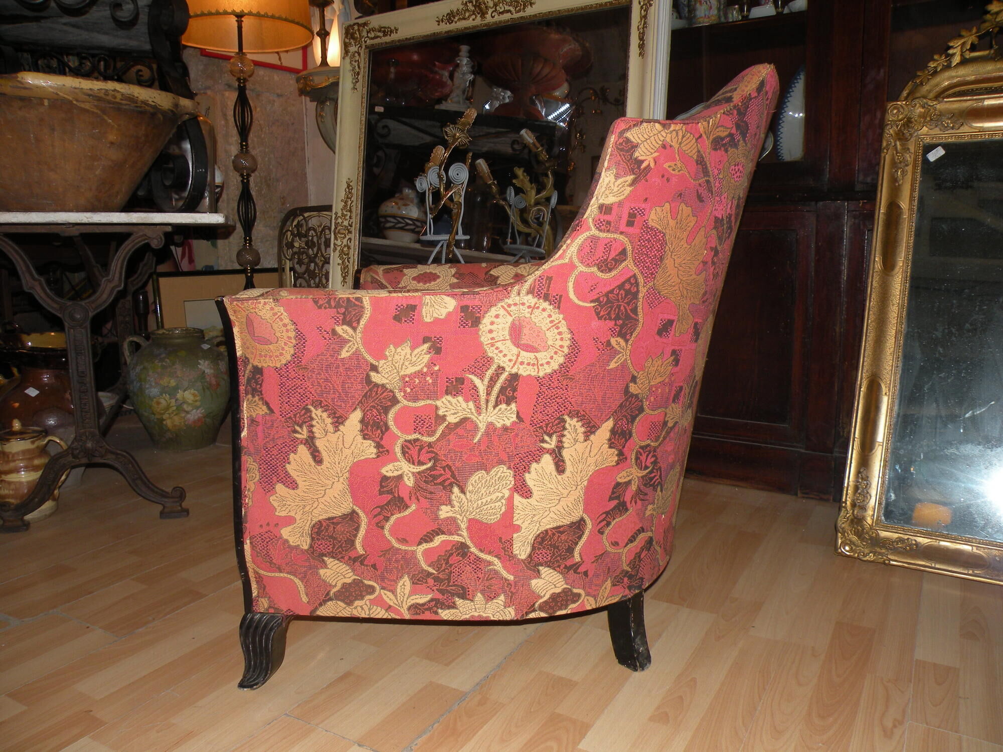Fauteuil gondole époque art déco entièrement d'origine