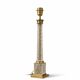 Vintage lamp in crystal and brass