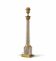 Lampe vintage en cristal et laiton