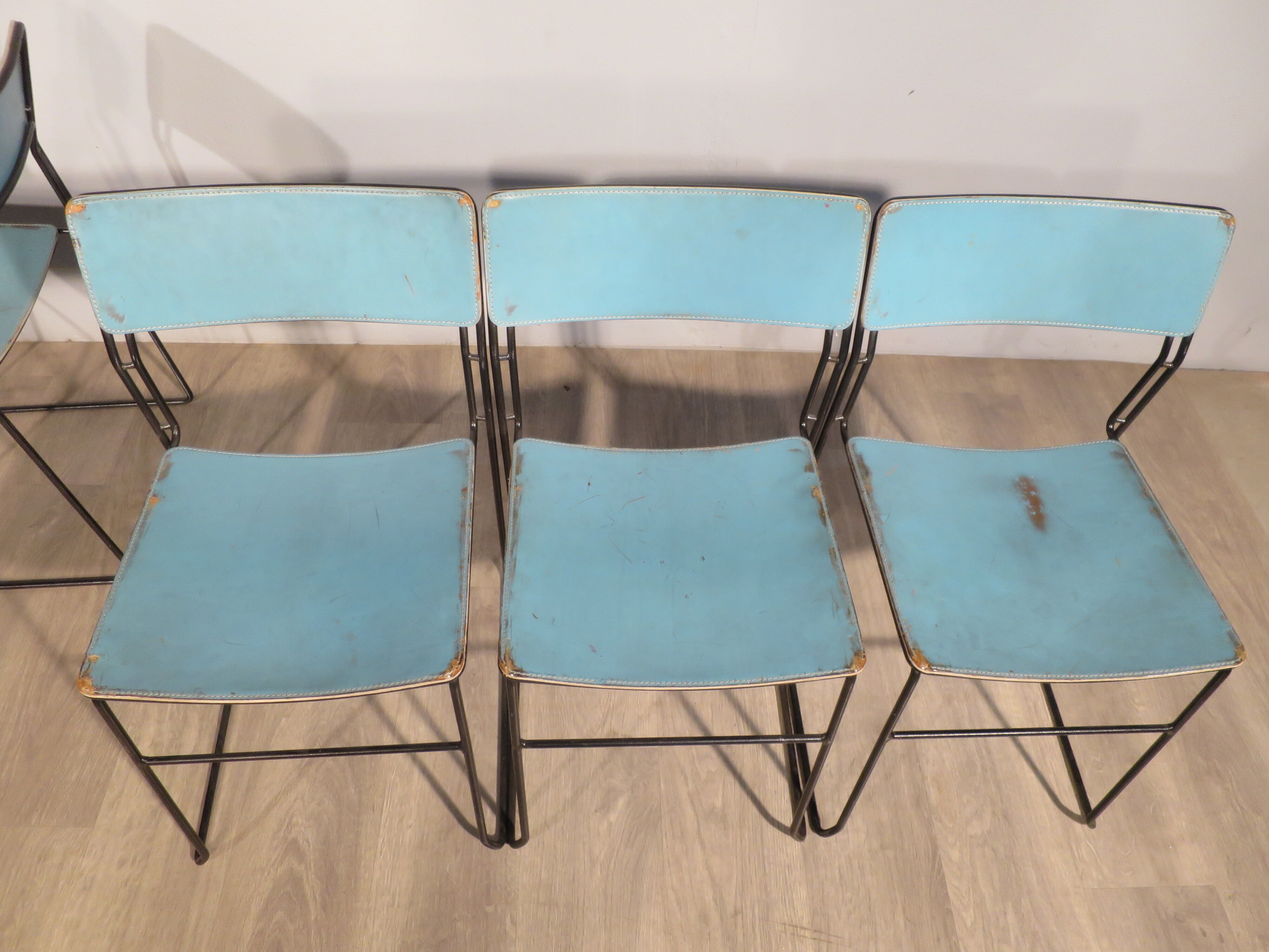 6 Sultana living room chairs by Arrben, Italy, 1970