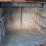 Furnished cooler of profession trade brewery in late XIX century oak bar