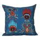 Vintage embroidered cushion cover 51x51 cm