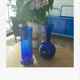 Duo of blue vases overseas