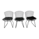 Set 3 chaises Bertoia Knoll International circa 1960