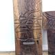 African solid wood palaver chair – Carved motifs