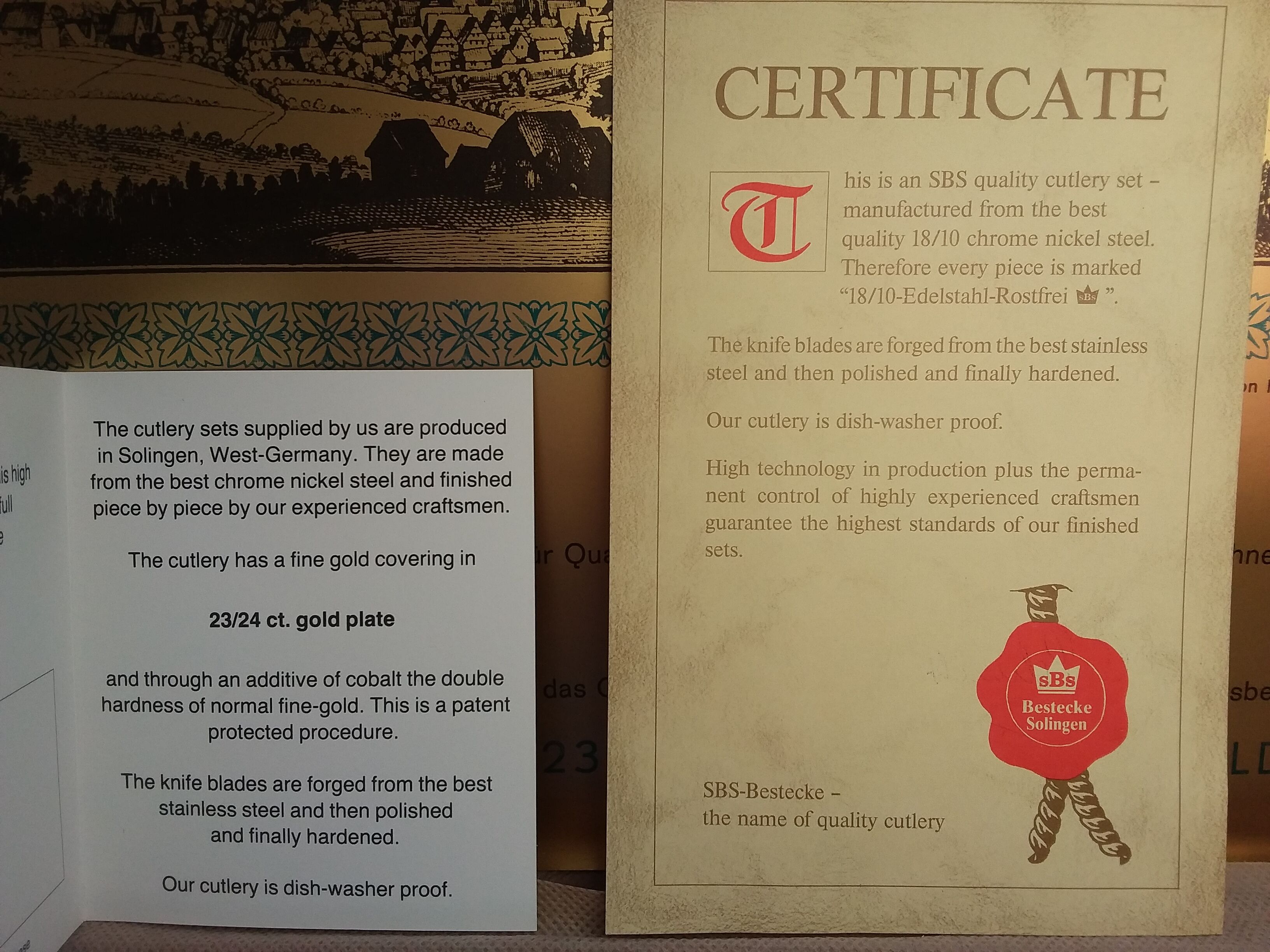 Solingen Berlin cutlery set