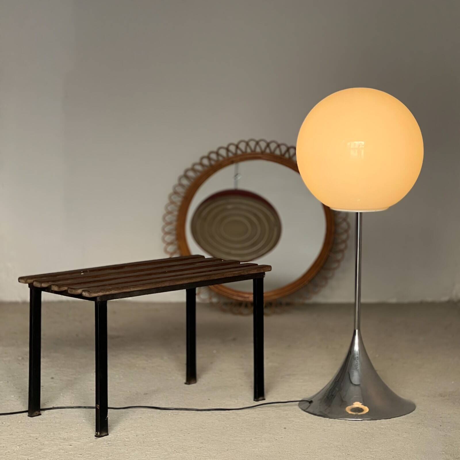 Large vintage lamp from the 80s - Design made in Italy