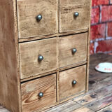 Old small furniture with hardware drawers