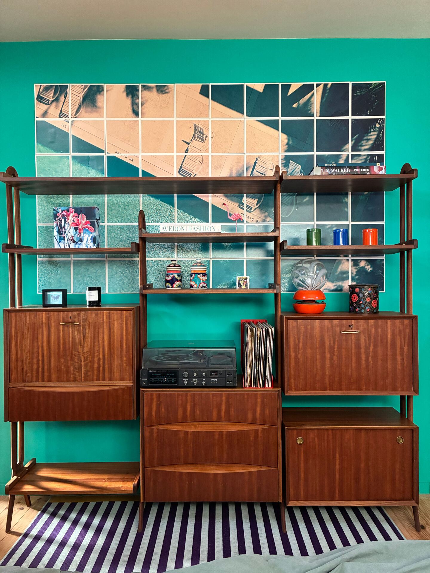 Bibliothèque Vintage Scandinave