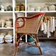 Fauteuil en rotin tressé