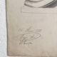 Old academic drawing ornament classical architecture late 19th century